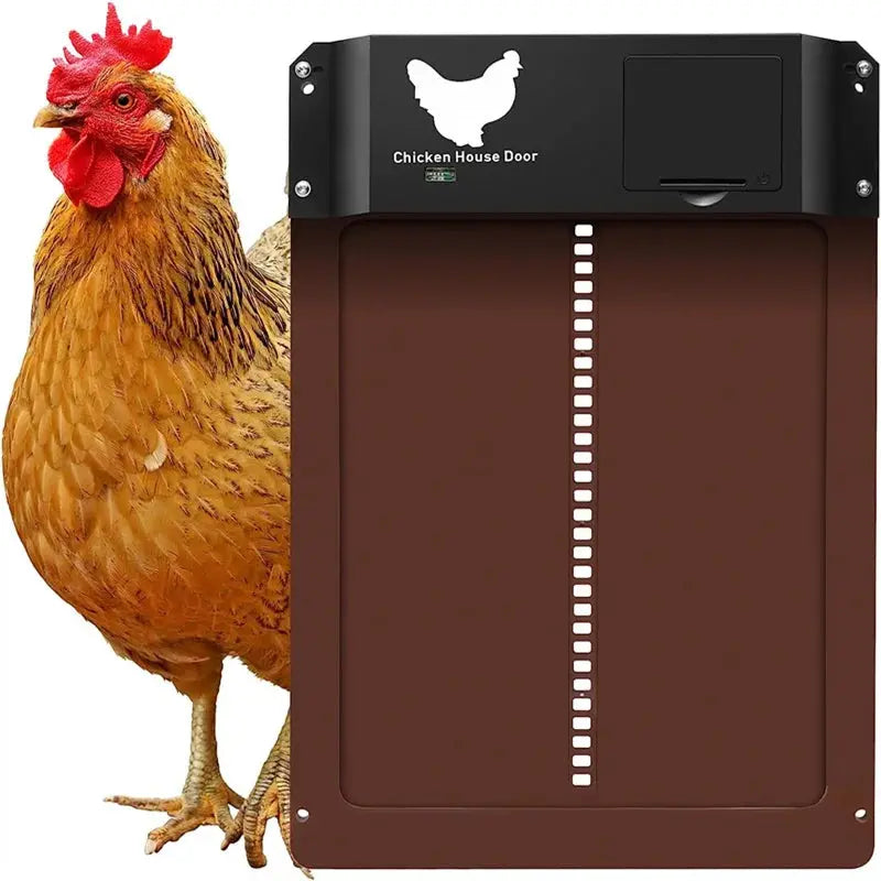 Eggs on Legs - Automatic Chicken Coop Door with Light Sensor - Battery Powered - Eggs on Legs