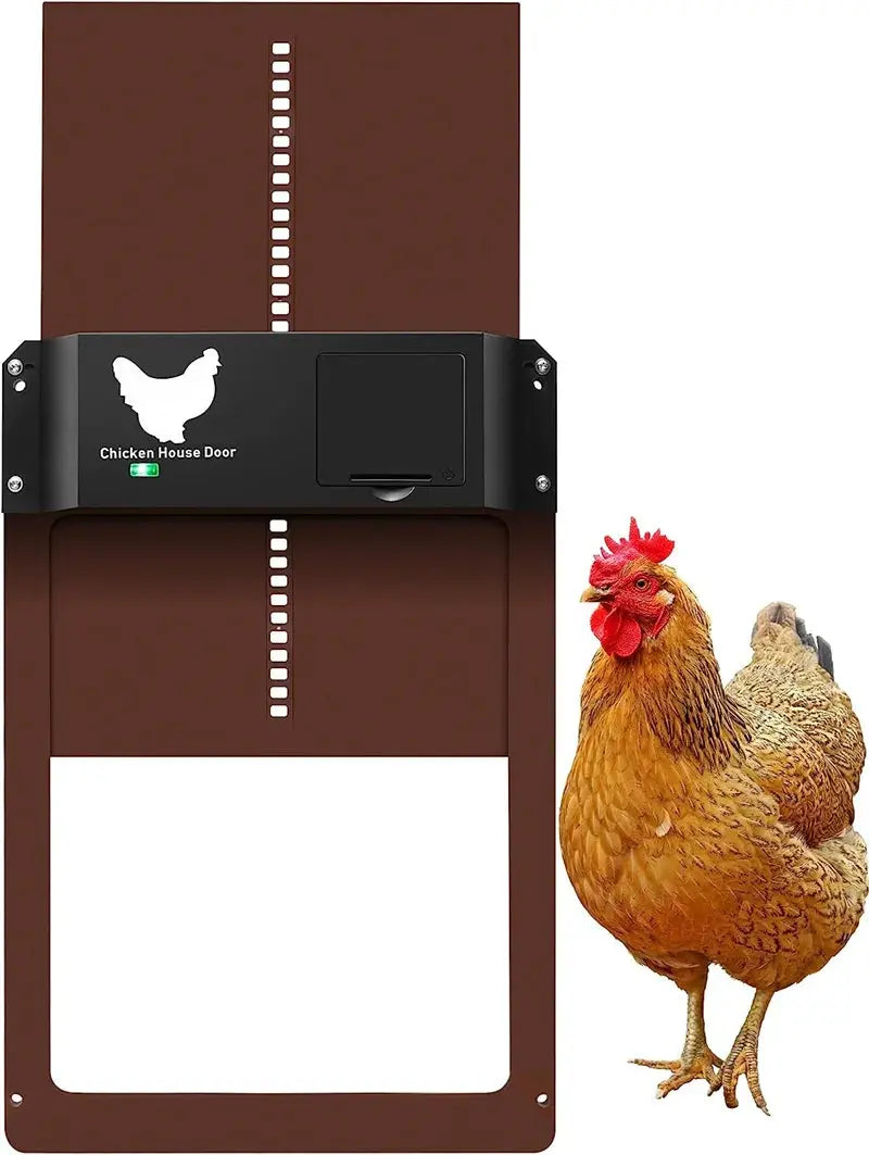 Eggs on Legs - Automatic Chicken Coop Door with Light Sensor - Battery Powered - Eggs on Legs