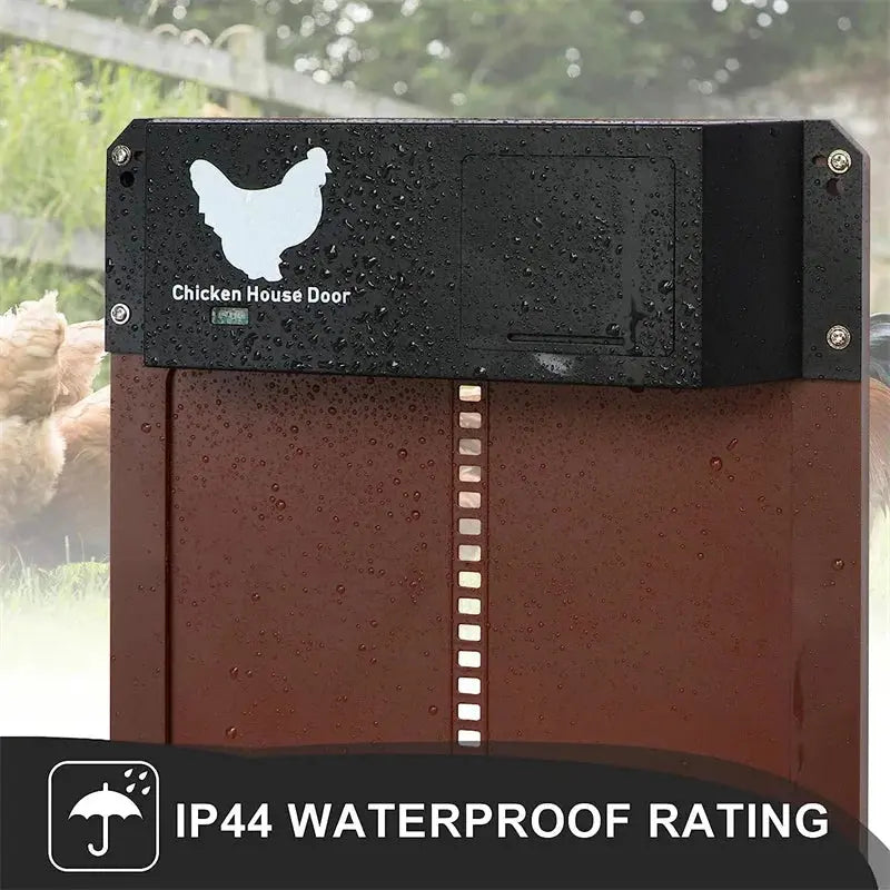 Eggs on Legs - Automatic Chicken Coop Door with Light Sensor - Battery Powered - Eggs on Legs