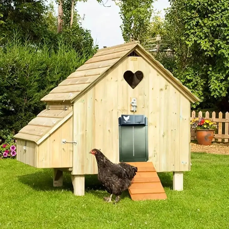 Eggs on Legs - Automatic Chicken Coop Door with Light Sensor - Battery Powered - Eggs on Legs