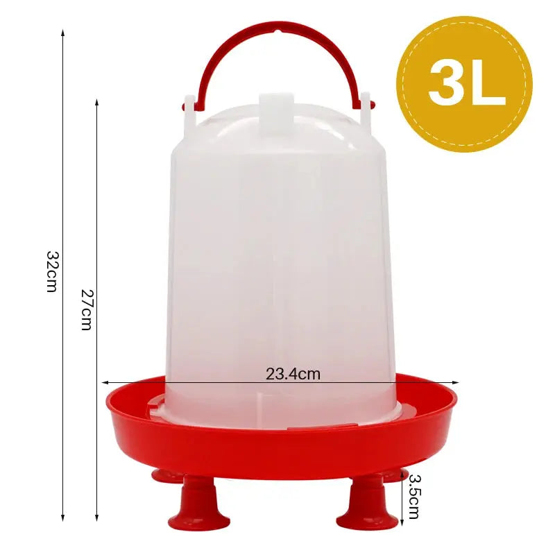 Eggs on Legs -  1.5kg/3L Feeder/Water Dispenser - Eggs on Legs