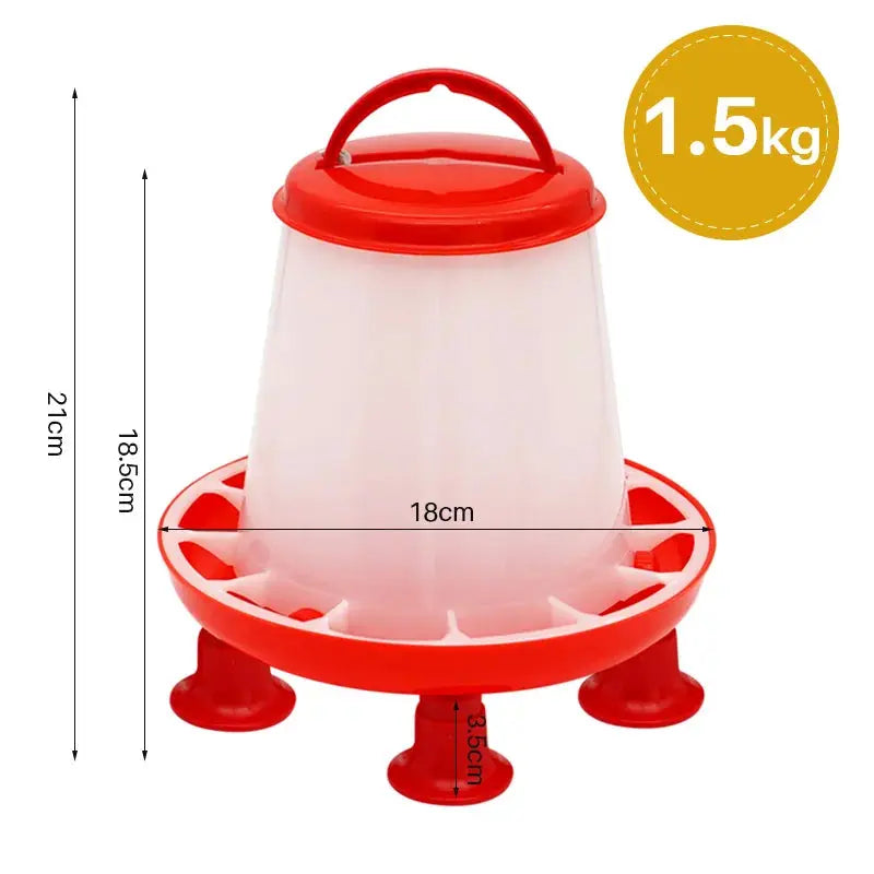Eggs on Legs -  1.5kg/3L Feeder/Water Dispenser - Eggs on Legs