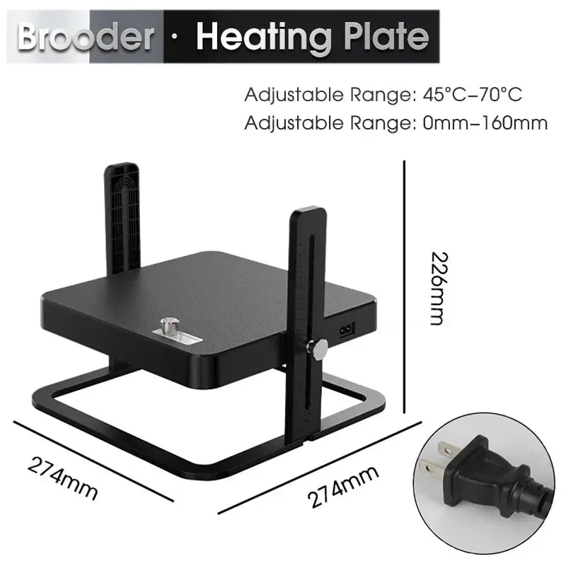 Eggs on Legs - Chick Heater with Adjustable Temperature - Eggs on Legs