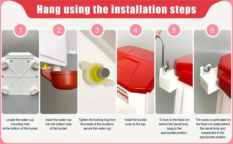 Eggs on Legs - Chicken Feeder and Water Dispenser Set - Eggs on Legs